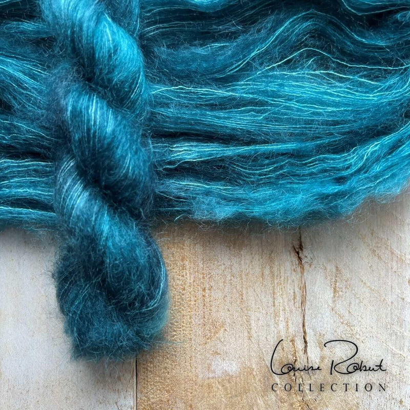 Hand-dyed yarn KID SILK LOCH