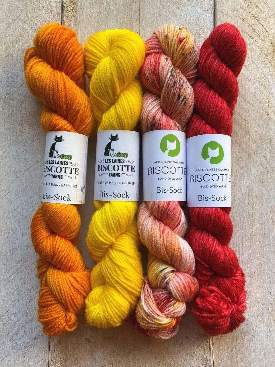 COULIS DE MÛRES ♥ knitting kit - Les Laines Biscotte Yarns