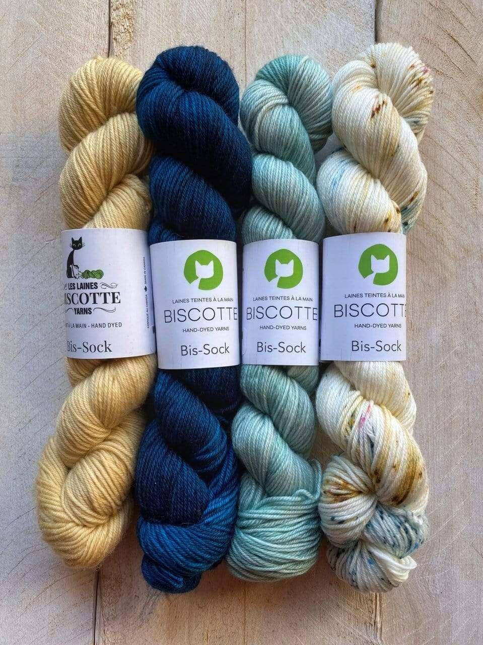 COULIS DE MÛRES ♥ knitting kit - Les Laines Biscotte Yarns