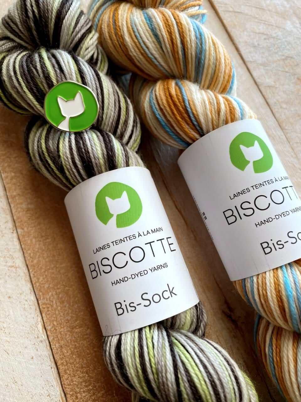 Knitting Kit for socks STELLA - Les Laines Biscotte Yarns