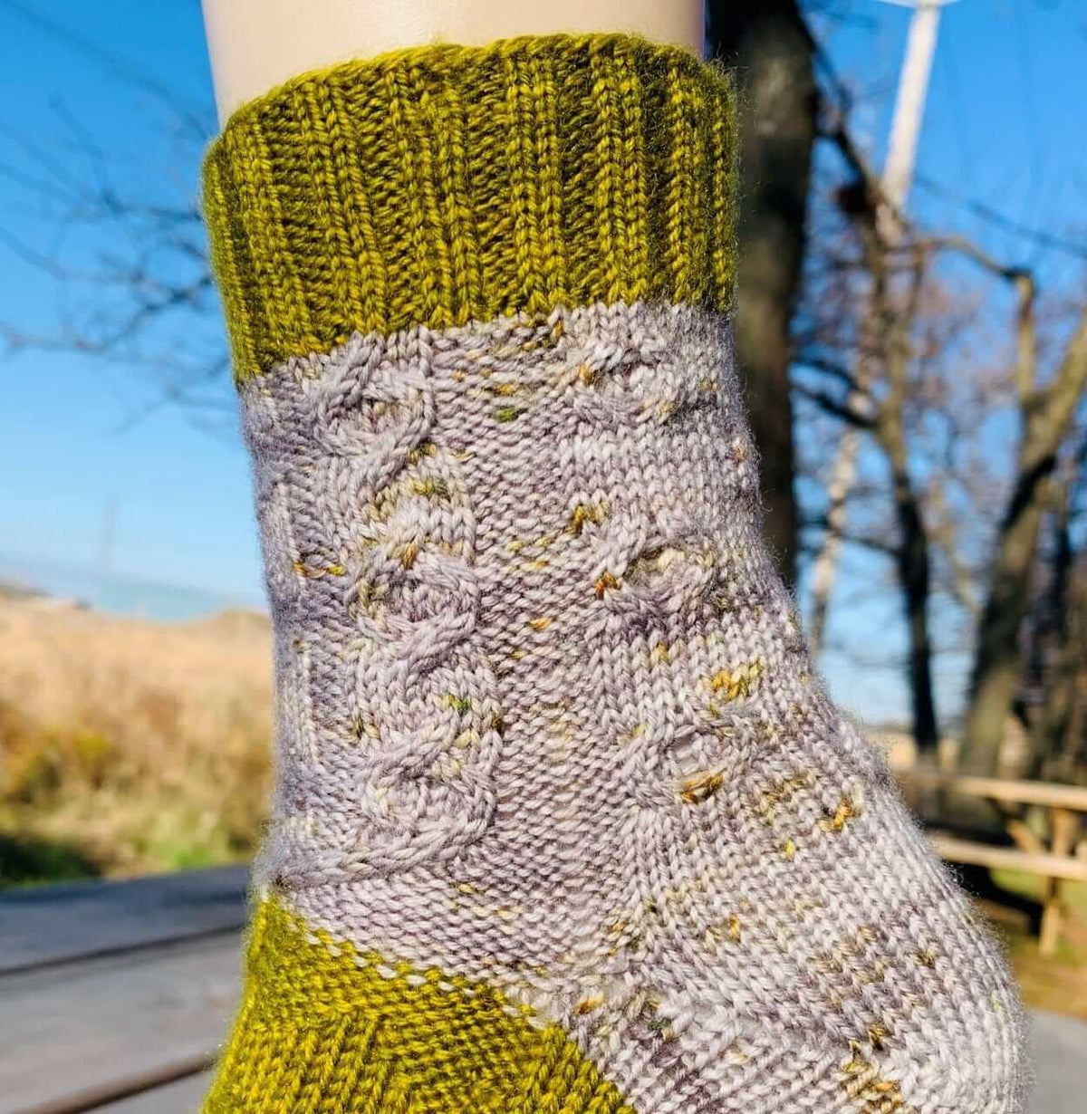 The Forester Free Knitting Socks Pattern