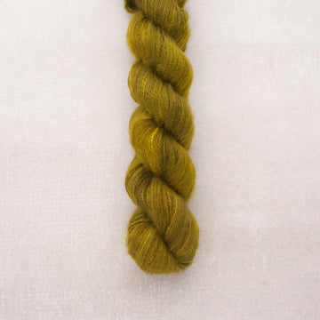 Brushed cashmere yarn hand-dyed DOLCE ABSINTHE