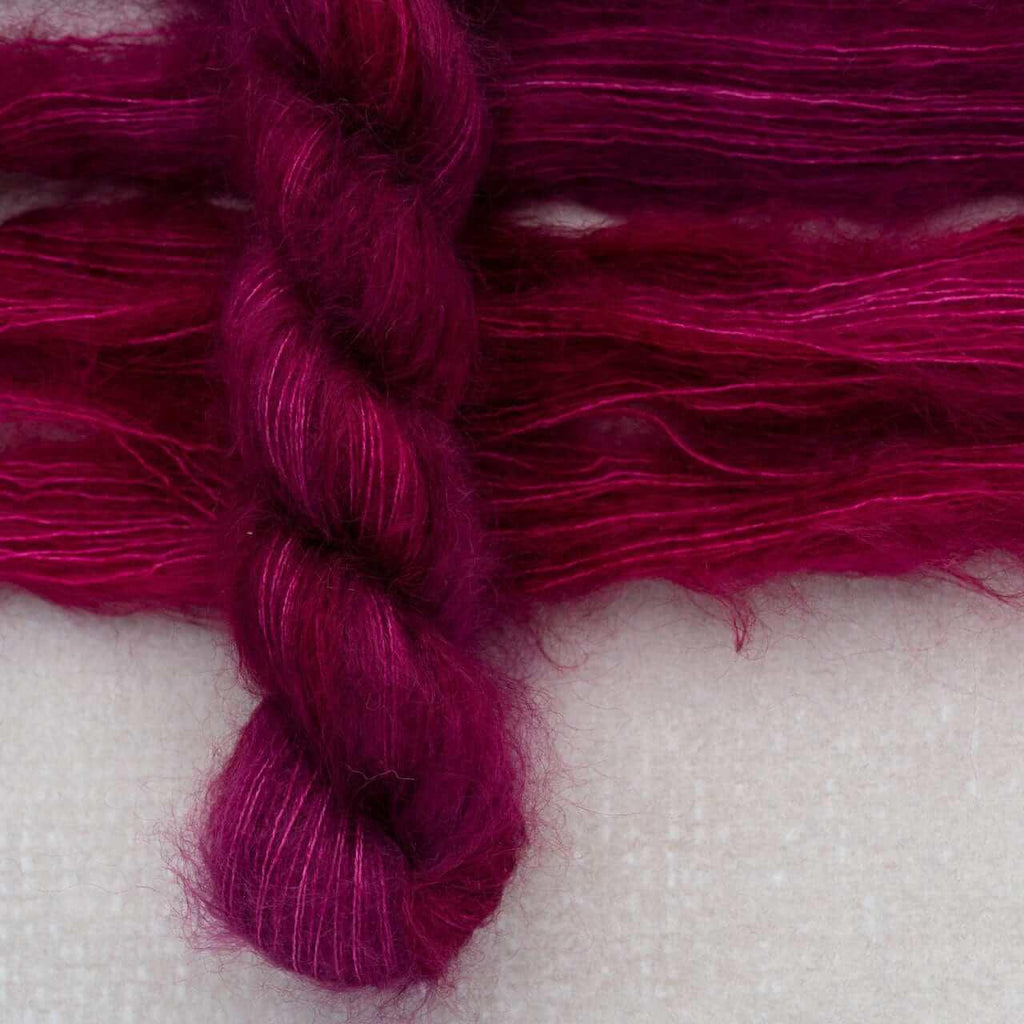 Hand-dyed yarn KID SILK PATSY