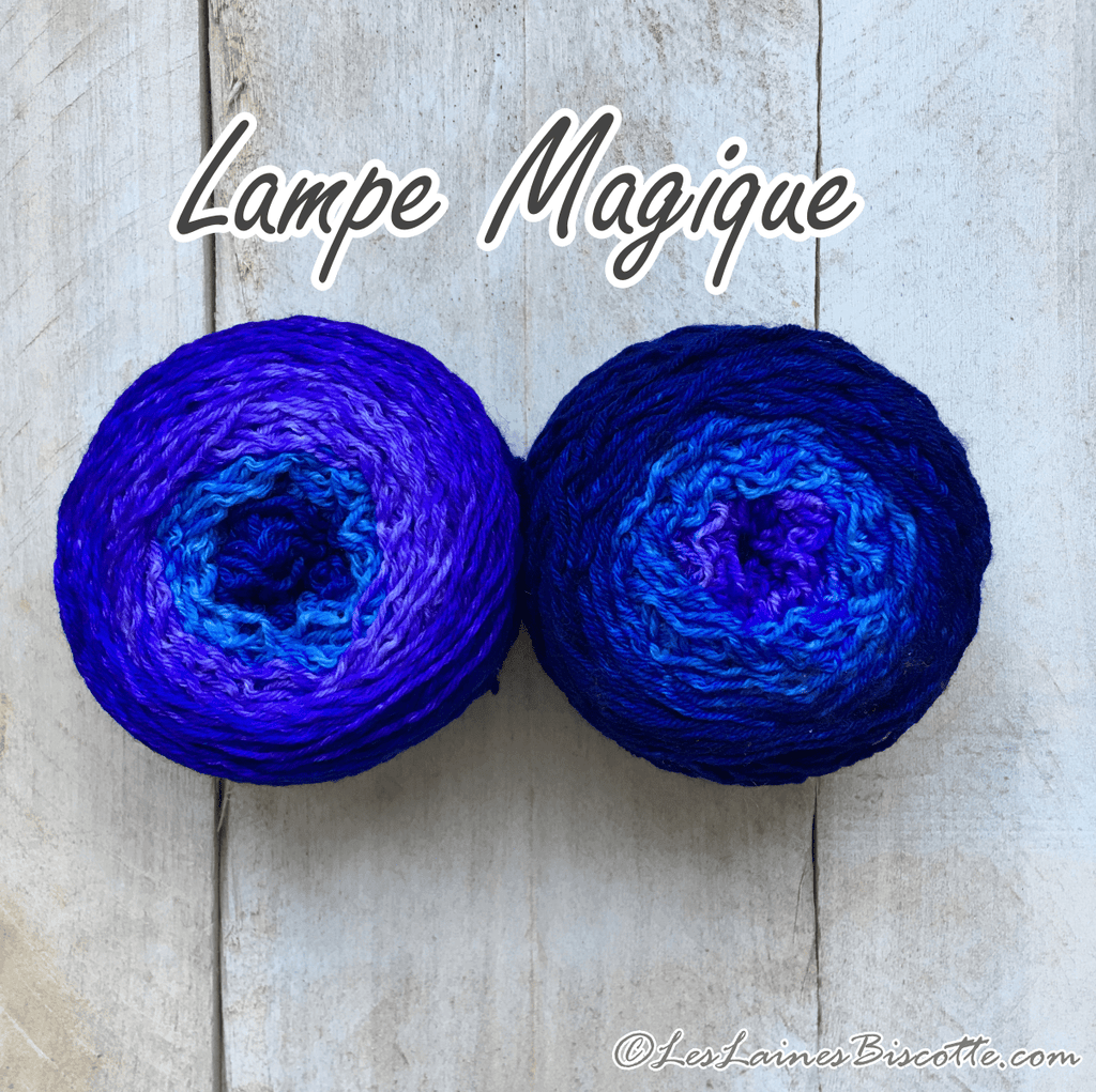 Hand-dyed Sock Yarn - BIS-SOCK LAMPE MAGIQUE