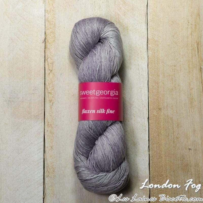 Sweet Georgia - Flaxen Silk Fine - Color: London Fog