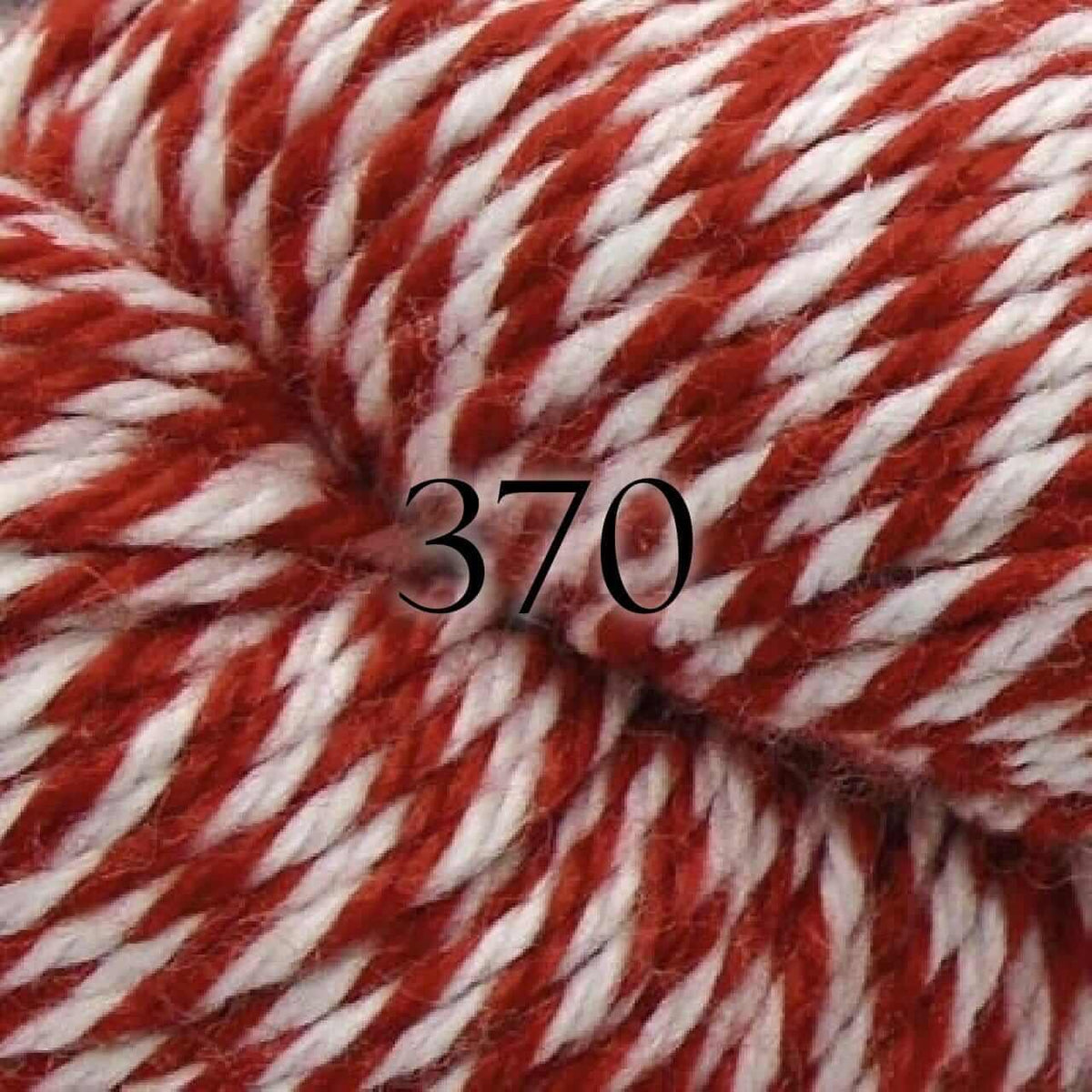 Estelle Yarns - Chunky - Color: 370- Red/White Ragg