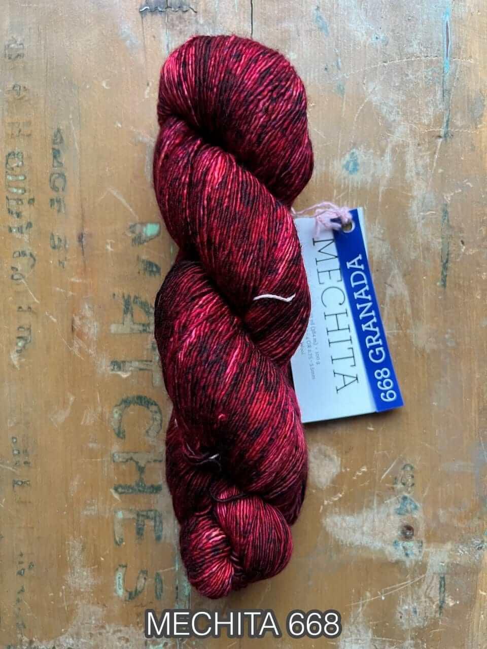 Malabrigo Mechita - Color: 668 Granada