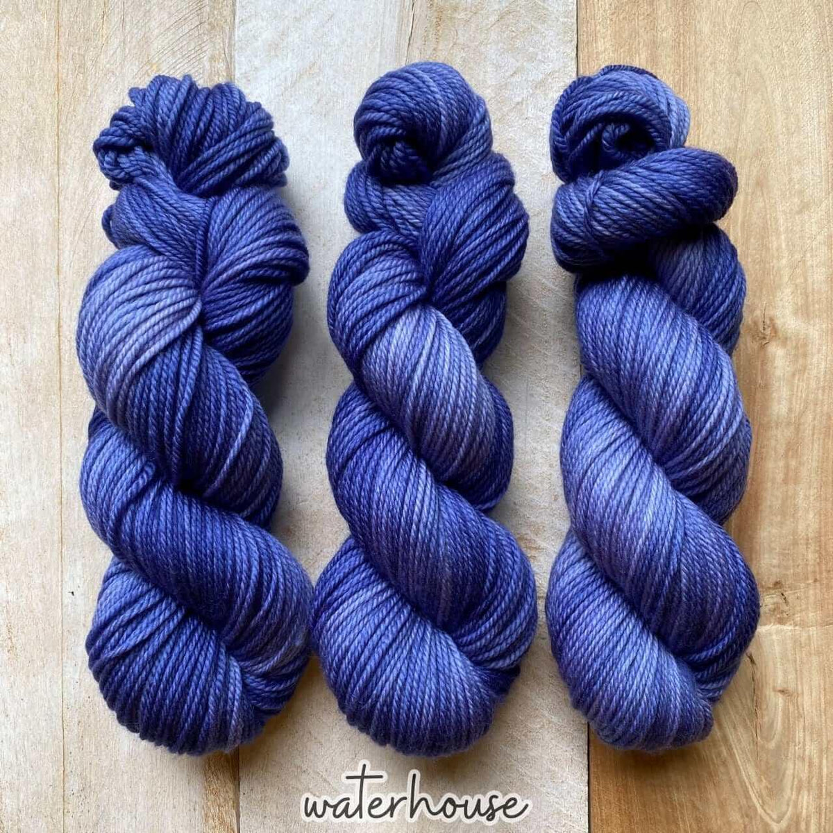 Hand-dyed yarn MERINO WORSTED WATERHOUSE