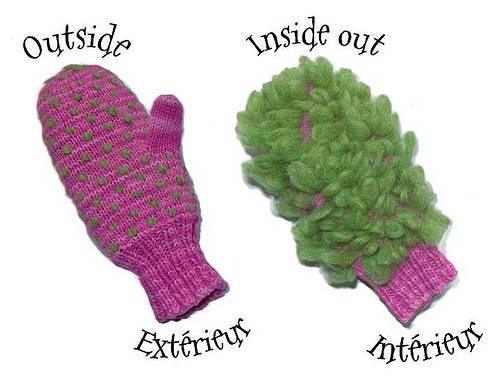 Thrummed mittens free pattern & knitting tutorial