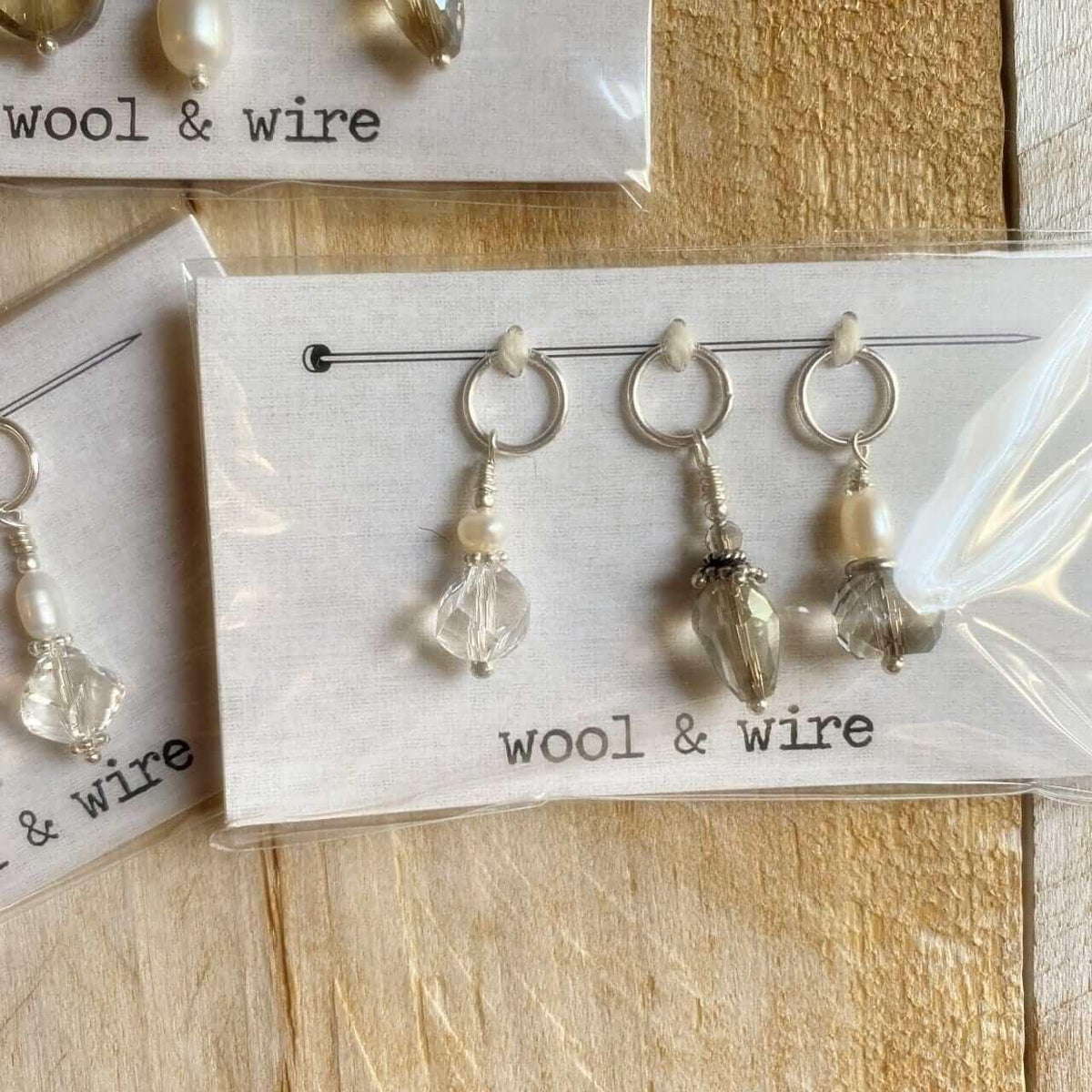 Wool & Wire - Regular Stitch Markers - Les Laines Biscotte Yarns