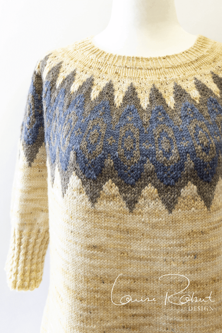 Notre Dame Pullover - KNITTING PATTERN – Les Laines Biscotte Yarns