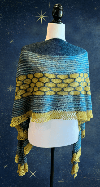 Nebra Sky shawl Knitting pattern