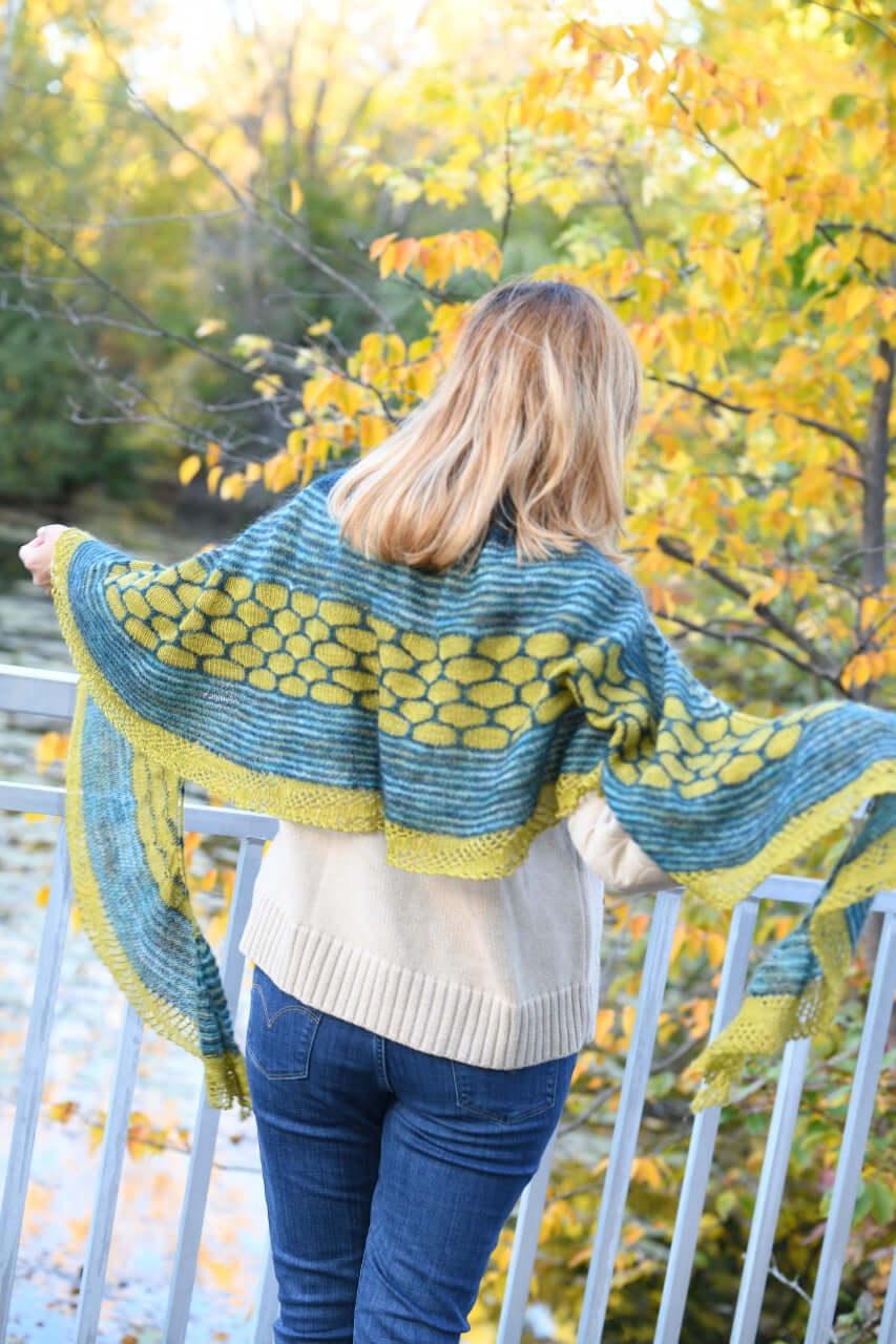 Nebra Sky shawl Knitting pattern