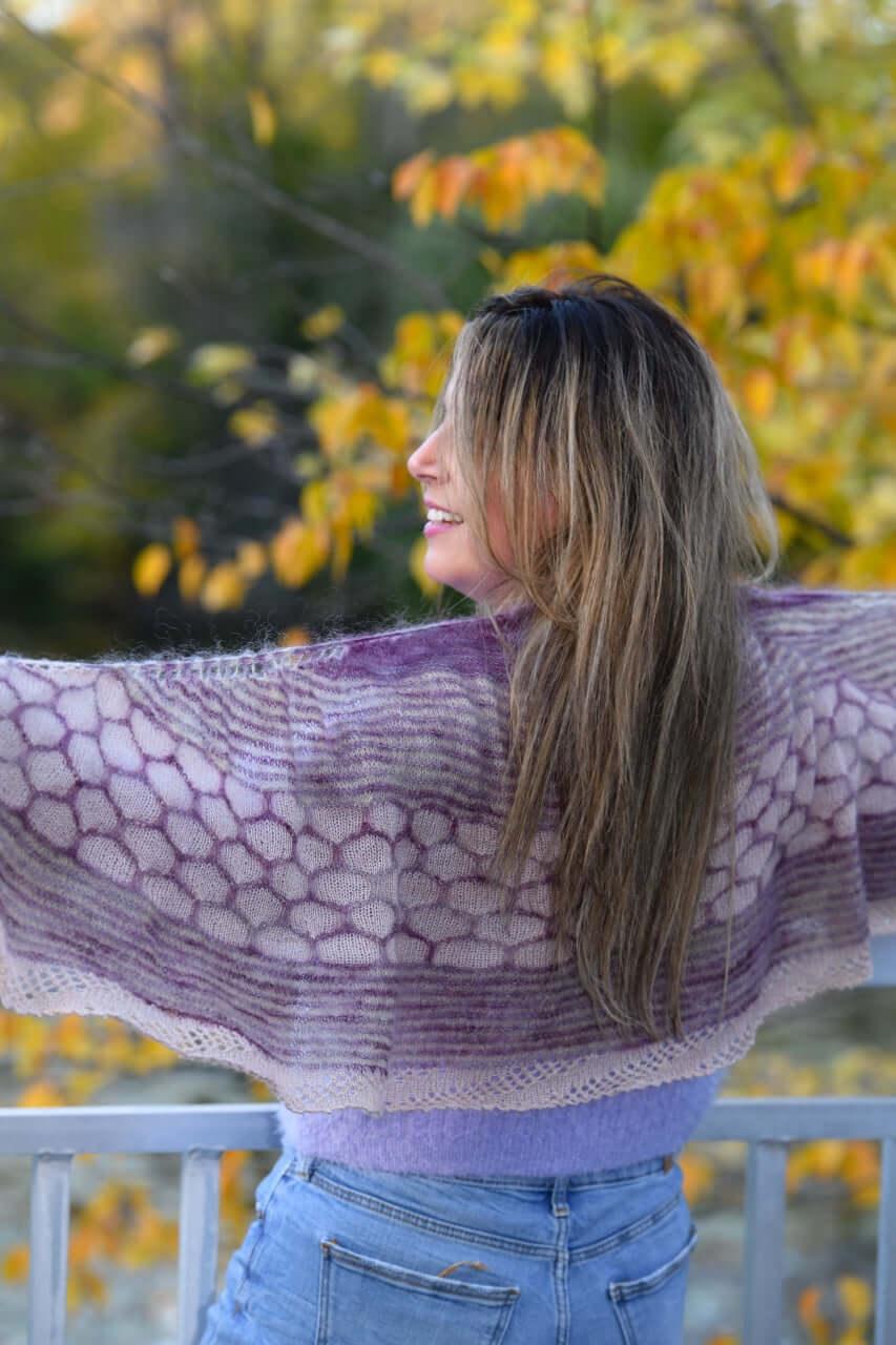 Nebra Sky shawl Knitting pattern