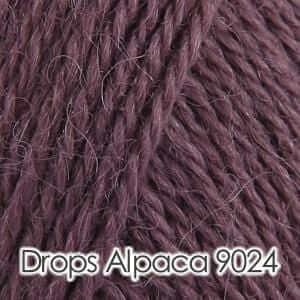 Drops - Alpaca - Couleur: 100 - Naturel, 101 - Blanc, 501 - Gris Clair, 506 - Gris Foncé, 517 - Gris Moyen, 607 - Brun clair, 618 - Nugat, 2020 - Nougat Clair, 2915 - Orange, 2917 - Turquoise, 2918 - Turquoise Foncé, 2919 - Pétrole Clair (Disc), 2925 - Rouille, 3112 - Rose Tendre, 3140 - Rose Pâle, 3620 - Rouge, 3650 - Grenat, 3969 - Rouge/Violet (Disc), 4010 - Lavande Clair, 4050 - Lilas Clair (Disc), 4400 - Violet Foncé, 4434 - Améthyste, 5575 - Bleu Marine, 6309 - Pétrole Moyen, 6736 - Bordeaux, 7233 - O