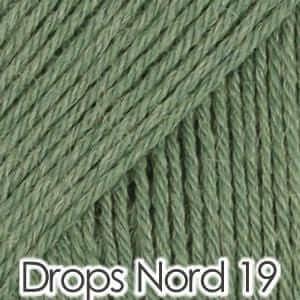 Drops Nord - Color: 19-Forest green