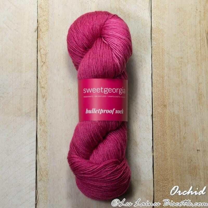 Sweet Georgia - Bulletproof Sock - Color: Orchid