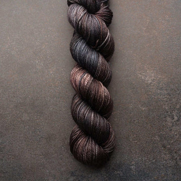Hand-dyed yarn DK PURE BLUEBERRY FIELD DK weight yarn