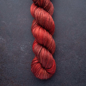 Hand-dyed yarn DK PURE CHILI PEPPER DK weight yarn