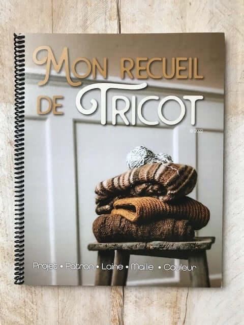 Mon Recueil de Tricot - Knitting notebook - French only - Les Laines Biscotte Yarns