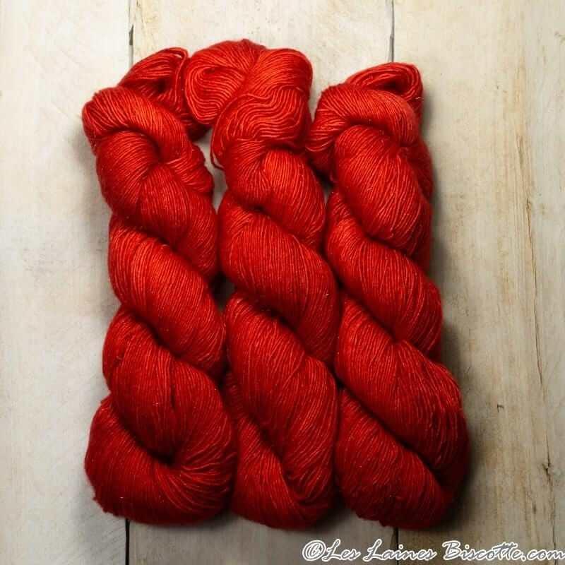 Merino and stellina fingering weight yarn FIZWIZBIZ PASSION