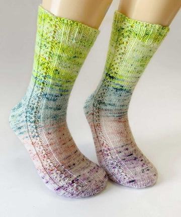 Socks pattern - Bas Fondants – Les Laines Biscotte Yarns