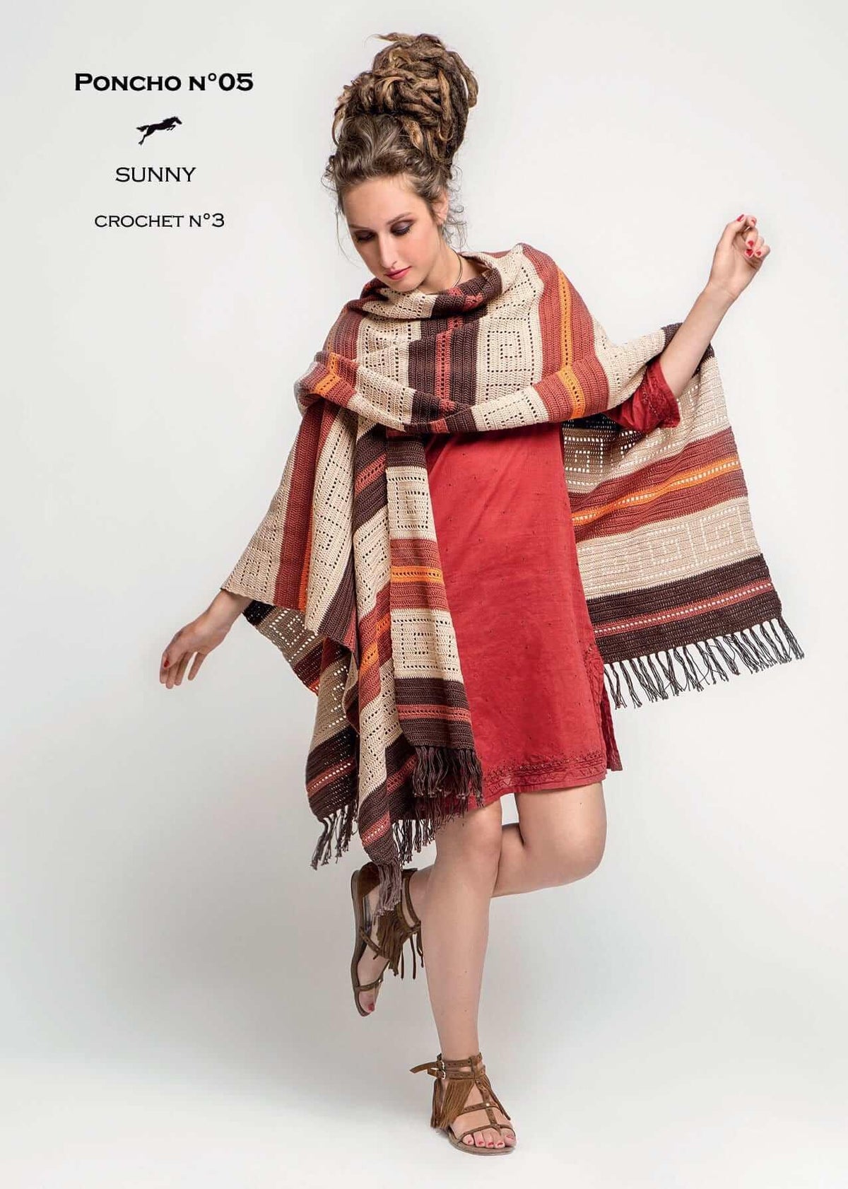 Free Cheval Blanc pattern - Poncho cat.24-05