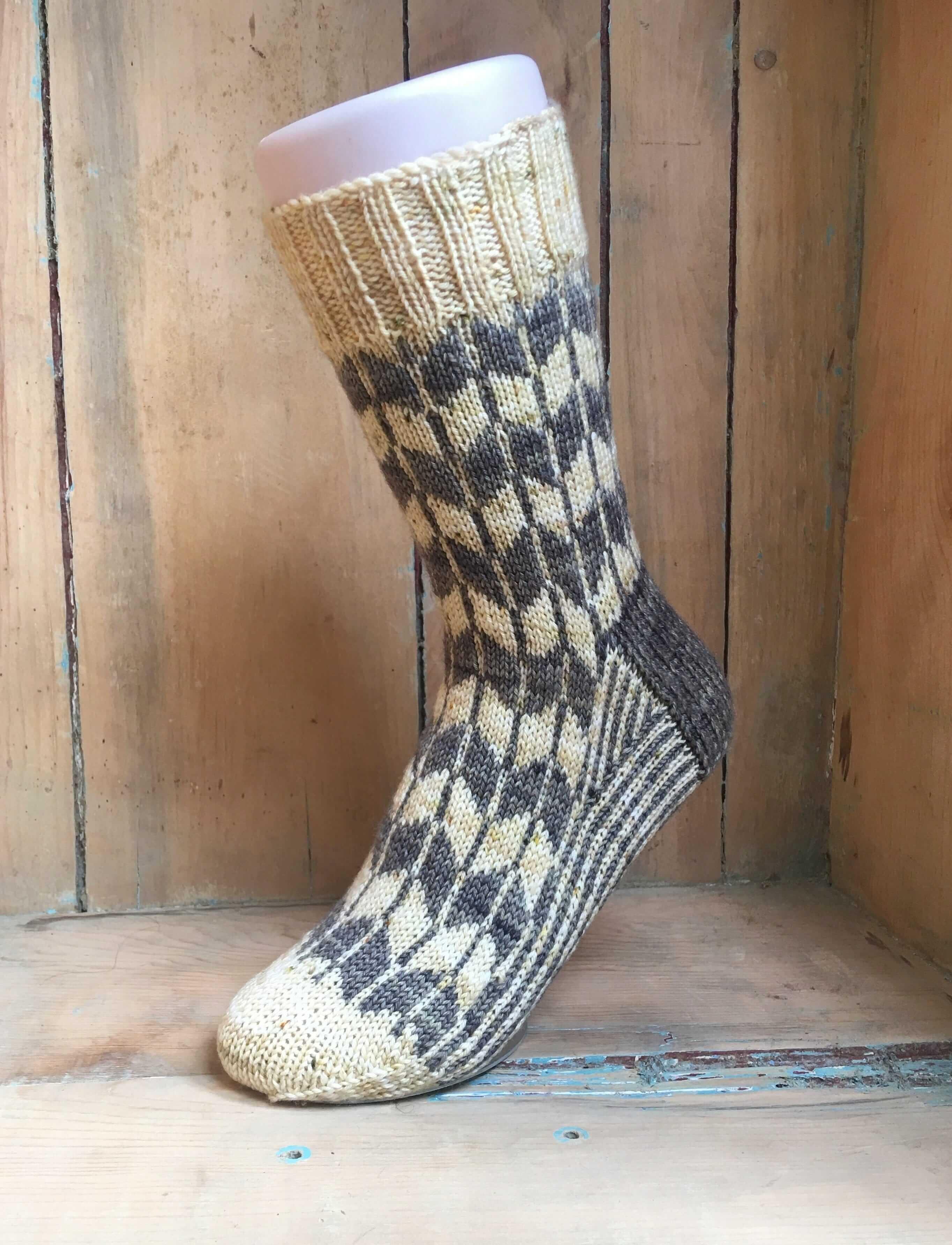 Fair Isle Socks Knitting Kit– Wool Couture