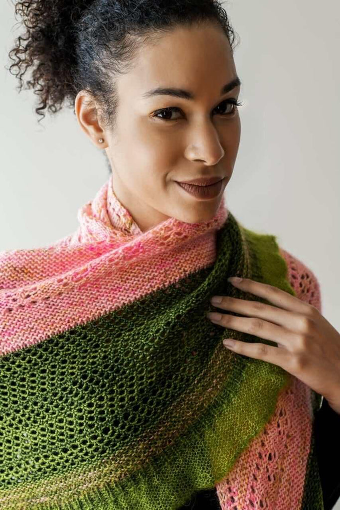 Life In Full Bloom Shawl Pattern – Les Laines Biscotte Yarns