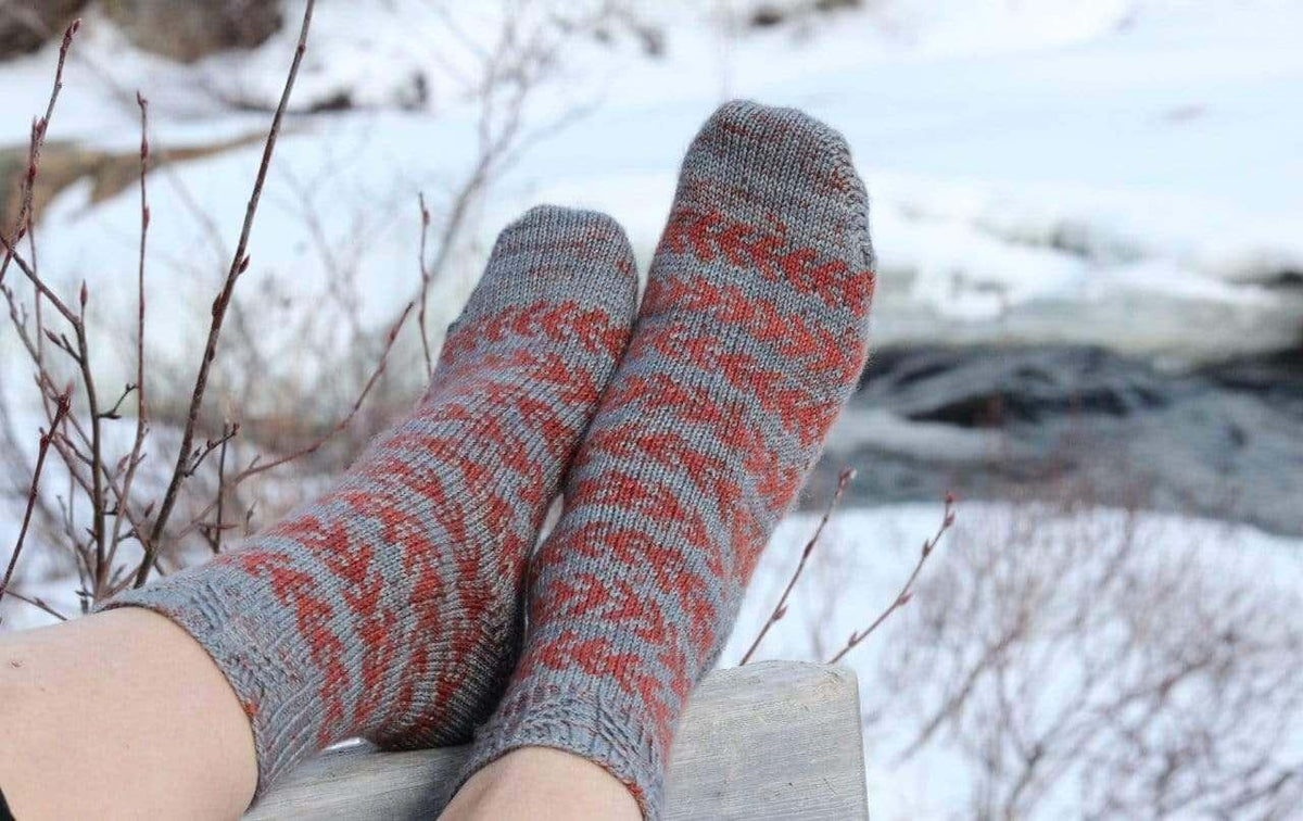 SEASCAPE Free Socks Pattern