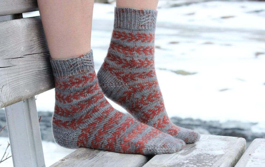 SEASCAPE Free Socks Pattern – Les Laines Biscotte Yarns