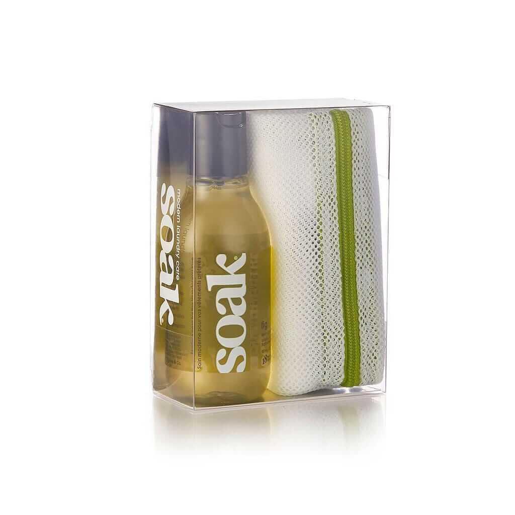 Soak - Eco wash bag gift set slim - Les Laines Biscotte Yarns