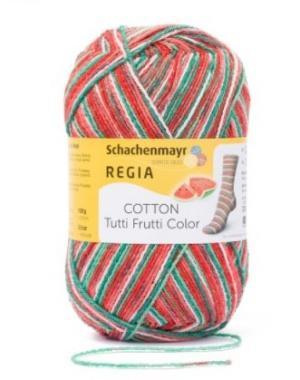 Regia Cotton ♥ Tutti Frutti color - Color: 2416 Orange, 2417 Papaye, 2418 Kiwi, 2419 Drachenfrucht, 2420 Strawberry, 2421 Wattermelon, 2423 Grapes, 2424 Lemon, 2426 Apple
