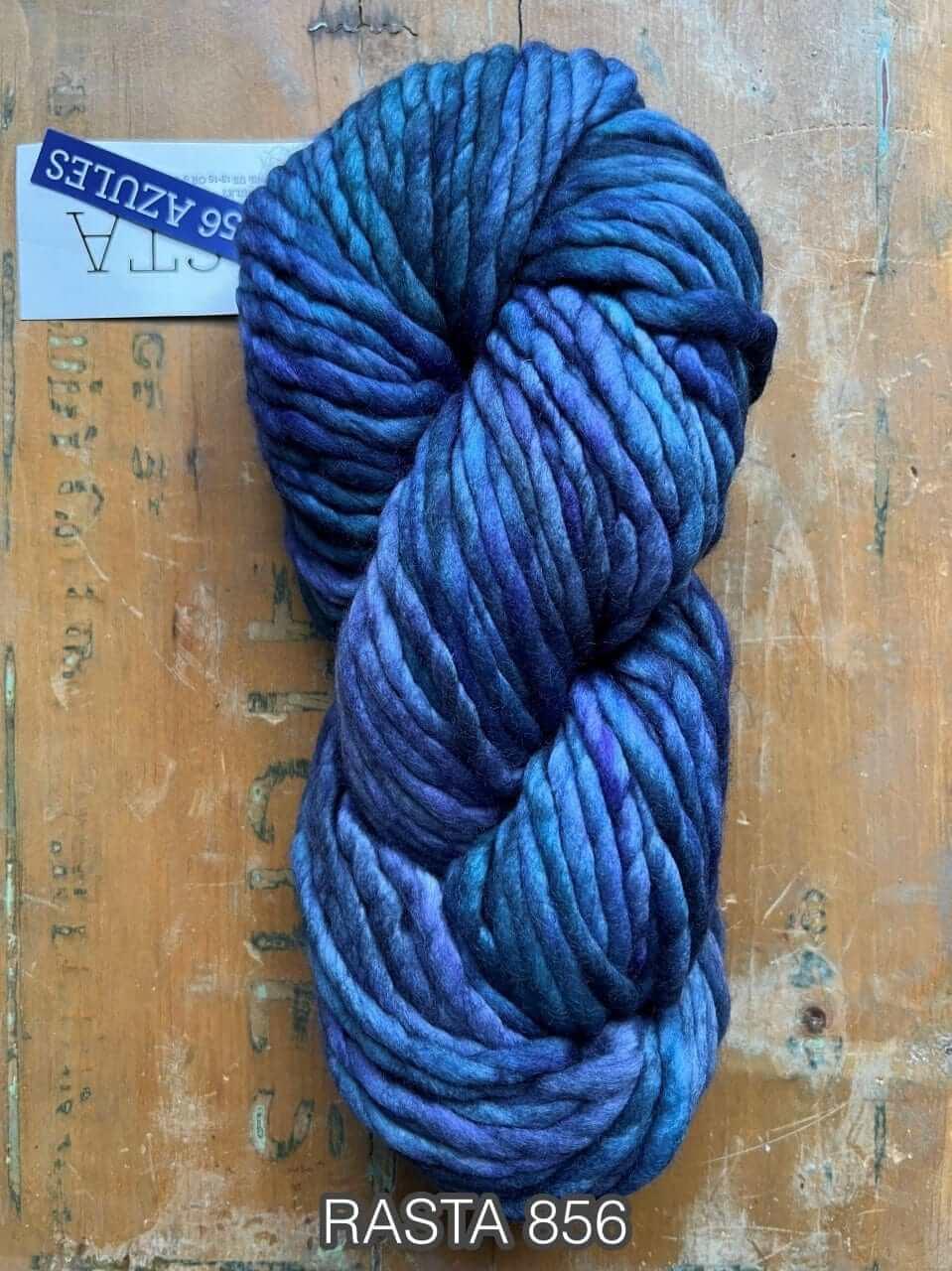 Malabrigo Rasta - Color: 856 Azules