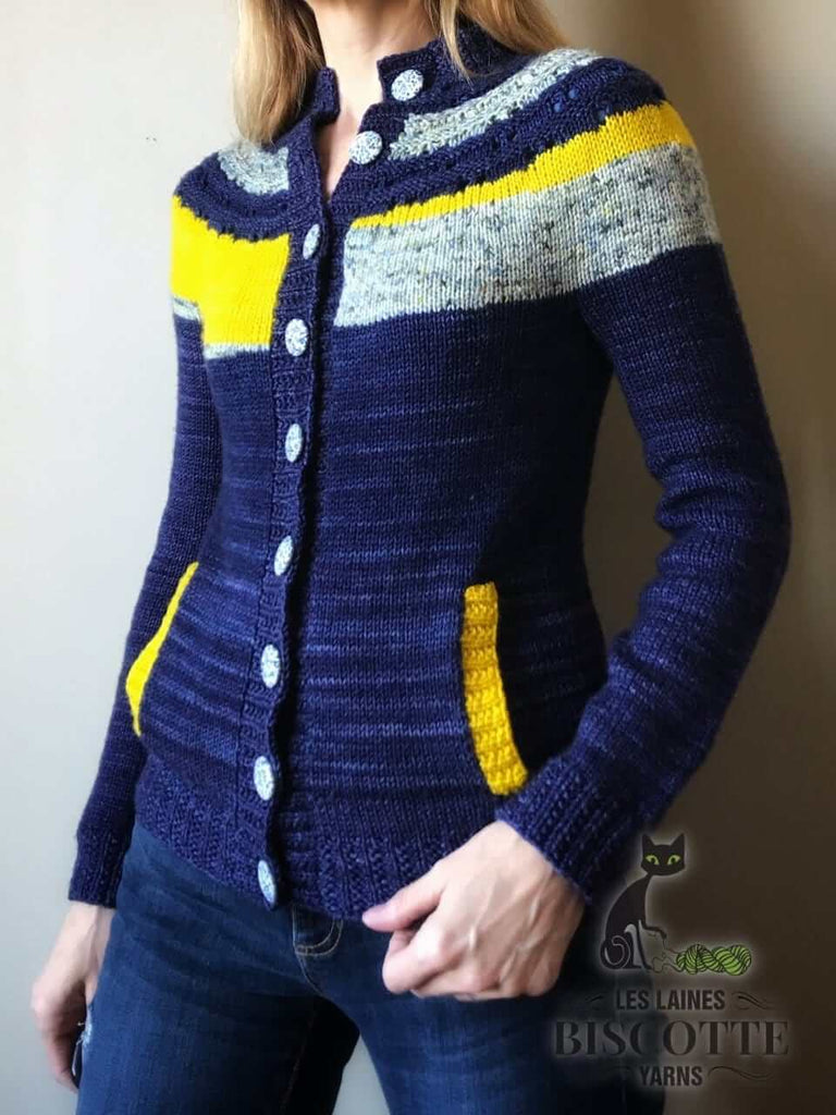 Ray of Soleil free sweater pattern