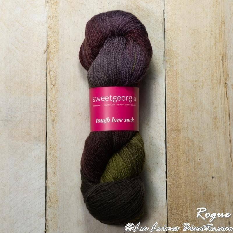 Sweet Georgia - Tough Love Sock - Color: Rogue