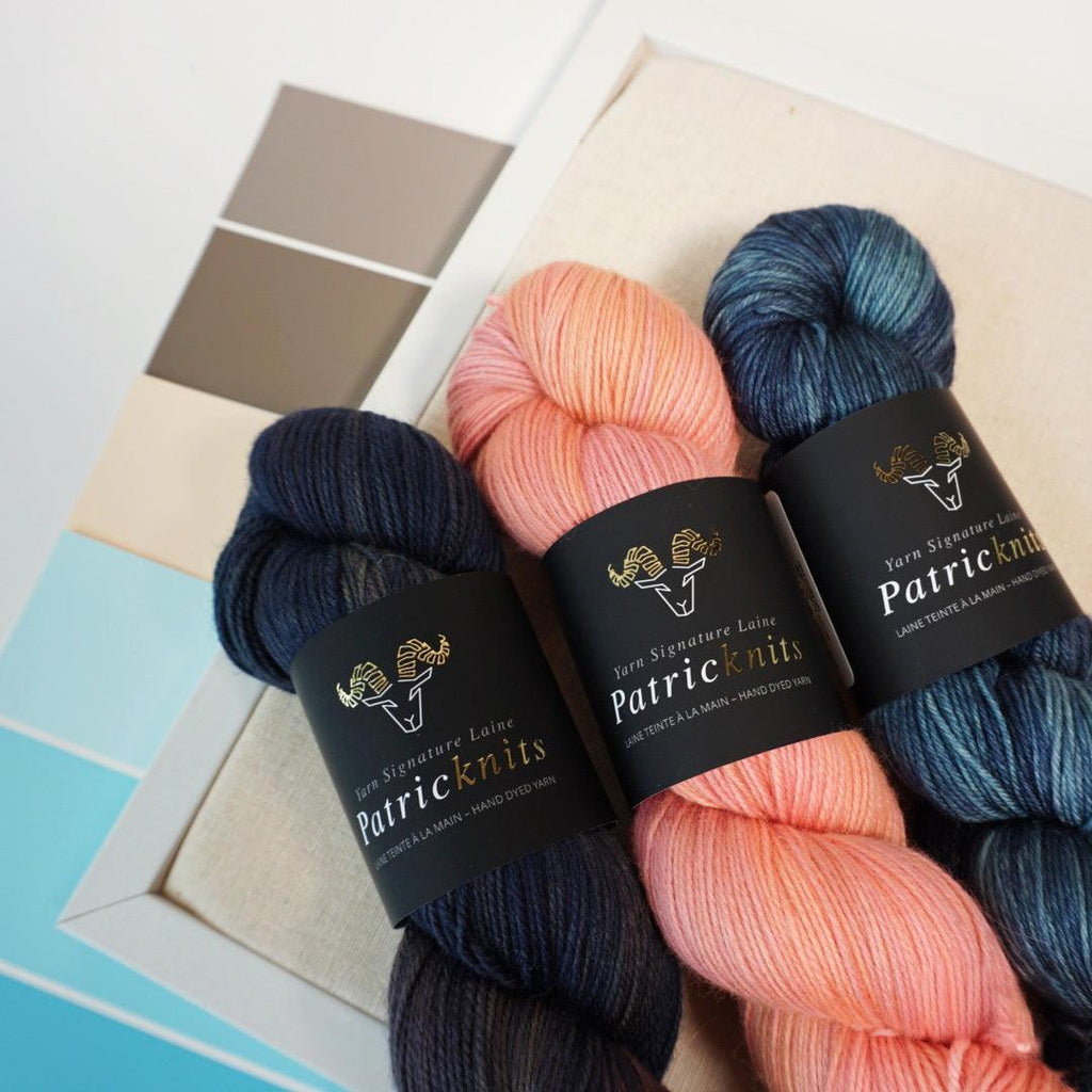 Sedona Sunrise Wrap | Knitting Kit - Les Laines Biscotte Yarns