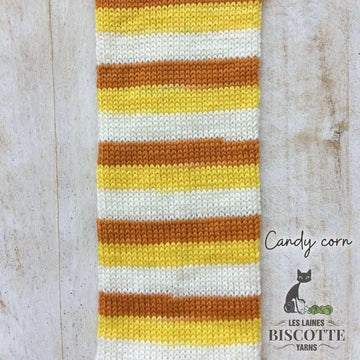 Self-Striping Sock Yarn - BIS-SOCK CANDY CORN
