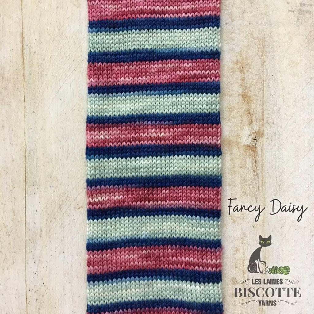 Self-Striping Sock Yarn - BIS-SOCK FANCY DAISY
