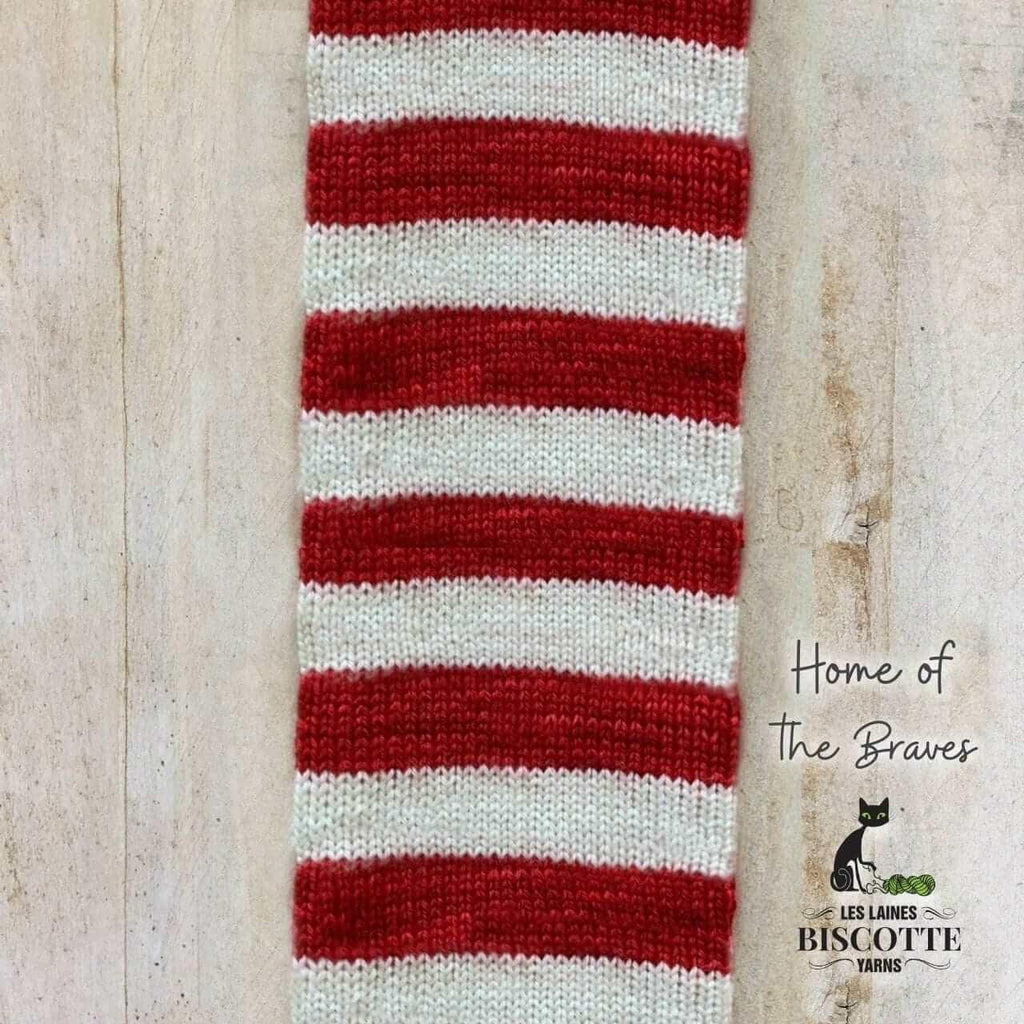 Self-Striping Sock Yarn - BIS-SOCK HOME OF THE BRAVES