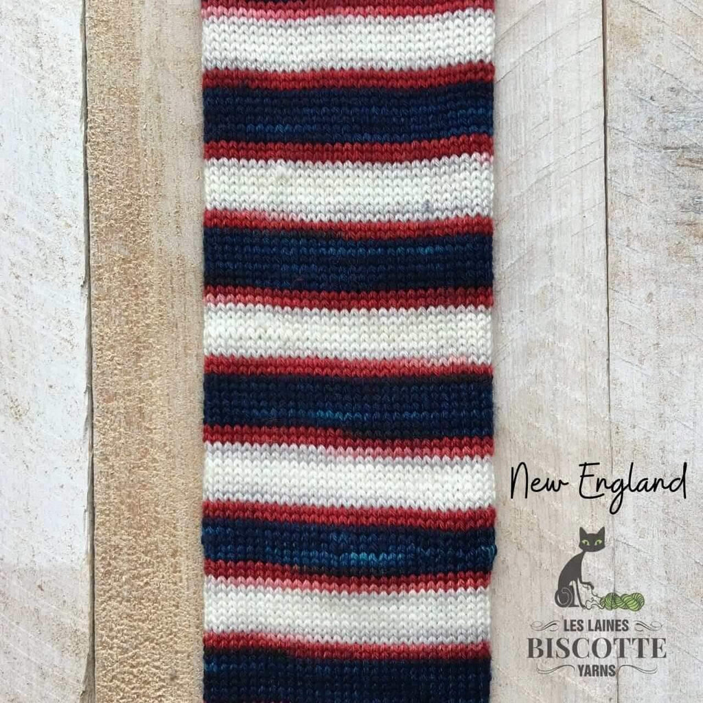 Self-Striping Sock Yarn - BIS-SOCK NEW ENGLAND