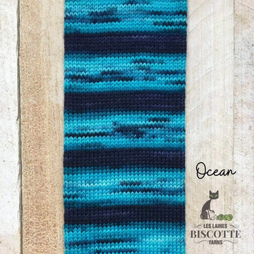 Self-Striping Sock Yarn - BIS-SOCK OCÉAN