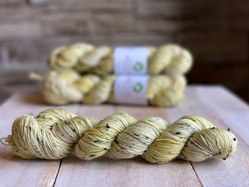 Fingering tweed yarn SIRIUS LIMONADE