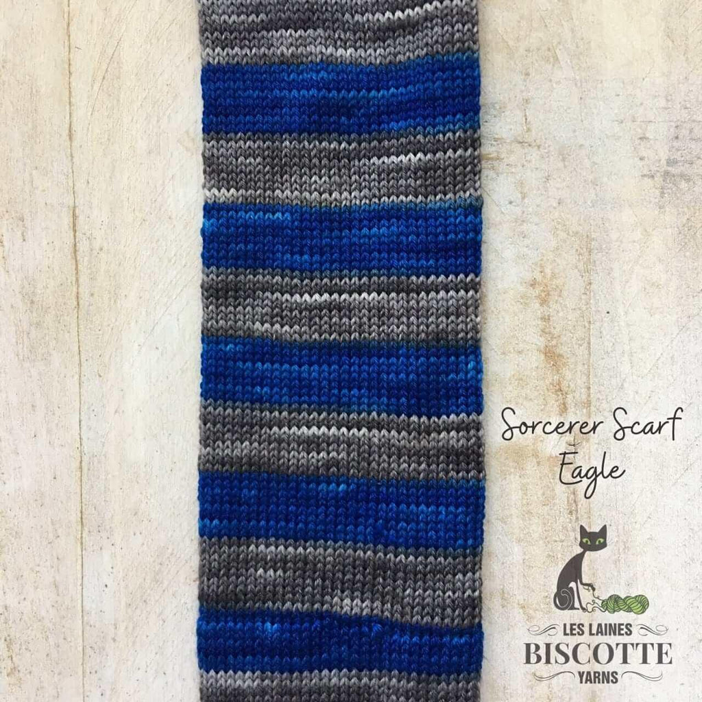 Self-Striping Sock Yarn - BIS-SOCK ÉCHARPE DU SORCIER