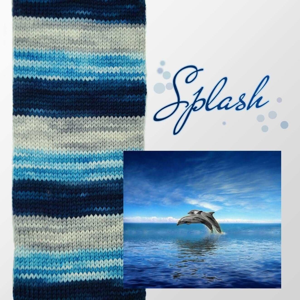 Self-Striping Sock Yarn - BIS-SOCK SPLASH