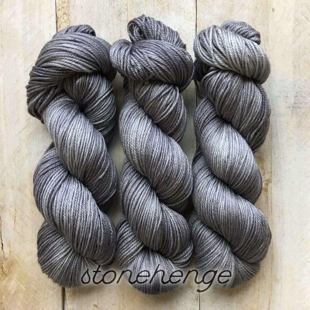 Hand-dyed yarn DK PURE LR STONEHENGE DK weight yarn