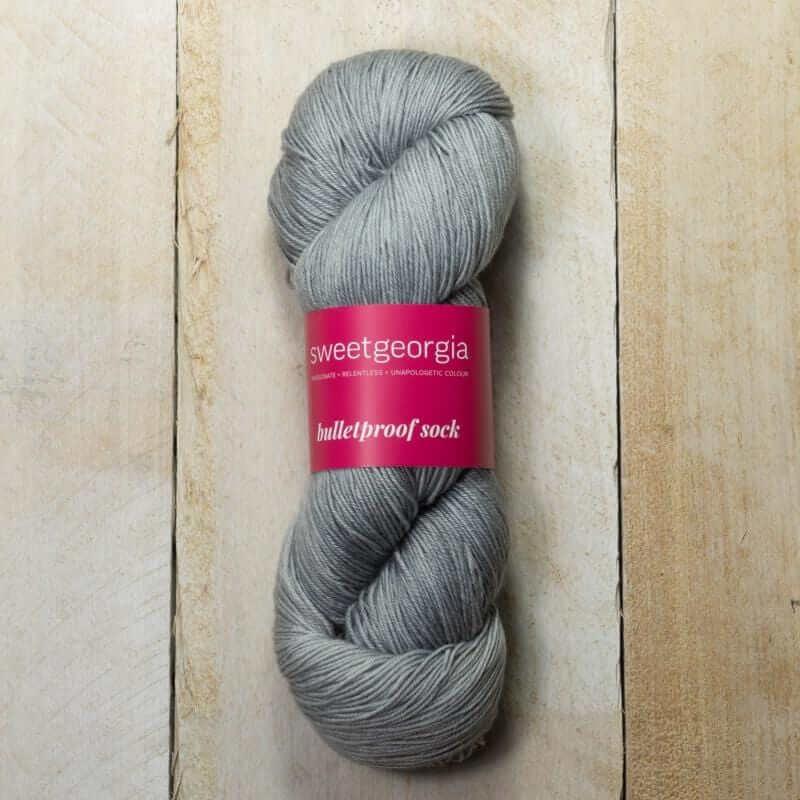 Sweet Georgia - Bulletproof Sock - Color: Cauldron, Charcoal, Cherry, Ginger, Orchid, Silver, Tumbled Stone, Watershed