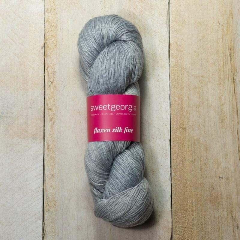 Sweet Georgia - Flaxen Silk Fine - Color: Birch, Cauldron, Deep Cove, London Fog, Magician, Silver, Tumbled Stone, Afternoon Nap, Coastal Cottage, Desert Clay, Endless Summer, Rosé Day, Sea Grass