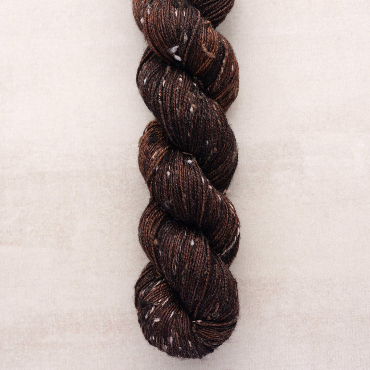 Fingering tweed yarn SIRIUS CHOCOLAT