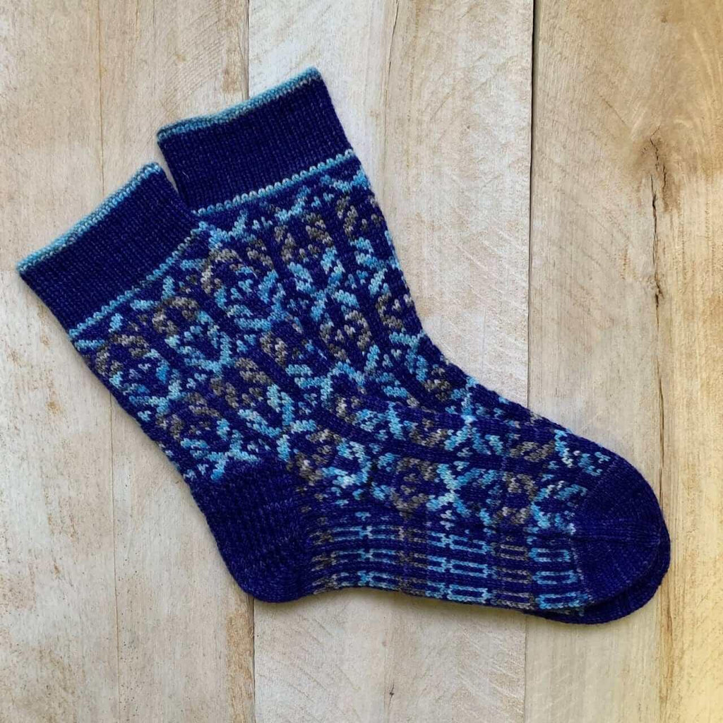 XO Socks Knitting Pattern
